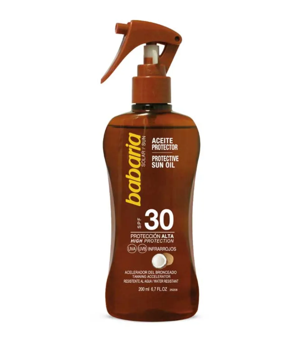 Aceite bronceador solar en spray Coco 200ml - SPF30