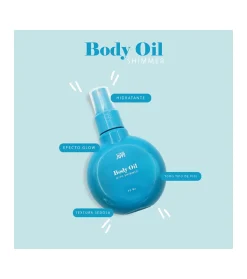 Aceite corporal con shimmer