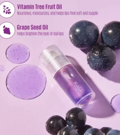 Aceite labial Juicy Glass - 04: Grape Glowtini
