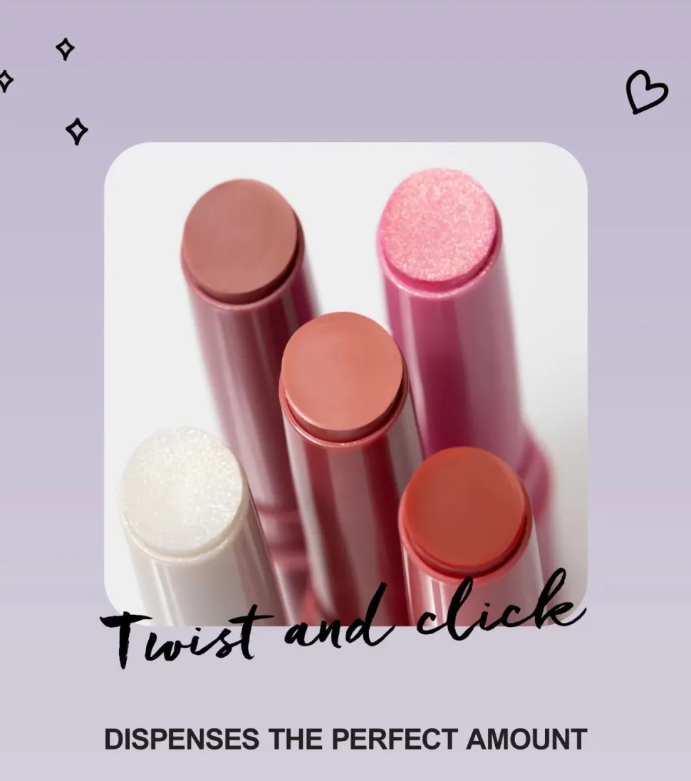 Aceite labial sólido con color Twist & Shine - Pinky Nude