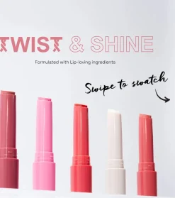 Aceite labial sólido con color Twist & Shine - Pinky Nude