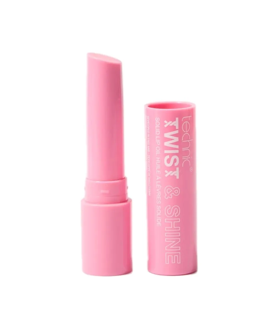 Aceite labial sólido con color Twist & Shine - Pink Sparkle
