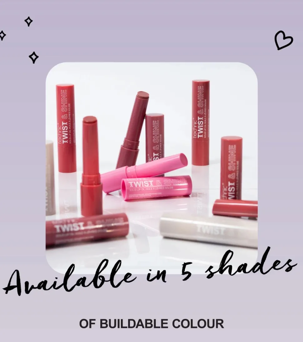 Aceite labial sólido con color Twist & Shine - Rosy Glow