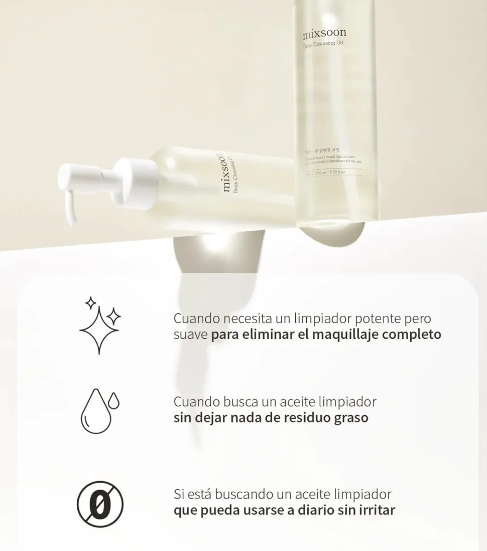 Aceite limpiador facial Bean