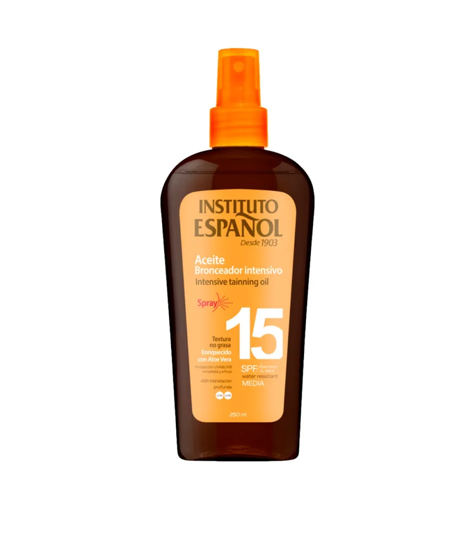 Aceite protector solar corporal SPF15