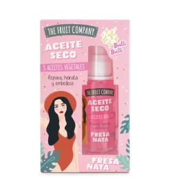 Aceite seco con glitter - Fresa y nata