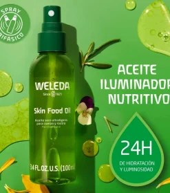 Aceite seco ultraligero para rostro y cuerpo Skin Food - Piel normal y seca
