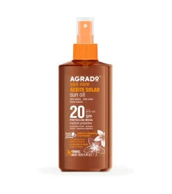 Aceite solar acelerador del bronceado SPF20
