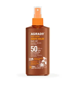 Aceite solar acelerador del bronceado SPF50