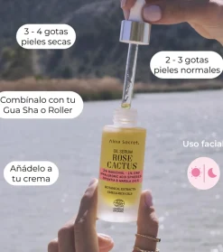 Aceite sérum facial Rose Cactus