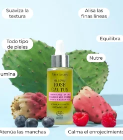 Aceite sérum facial Rose Cactus