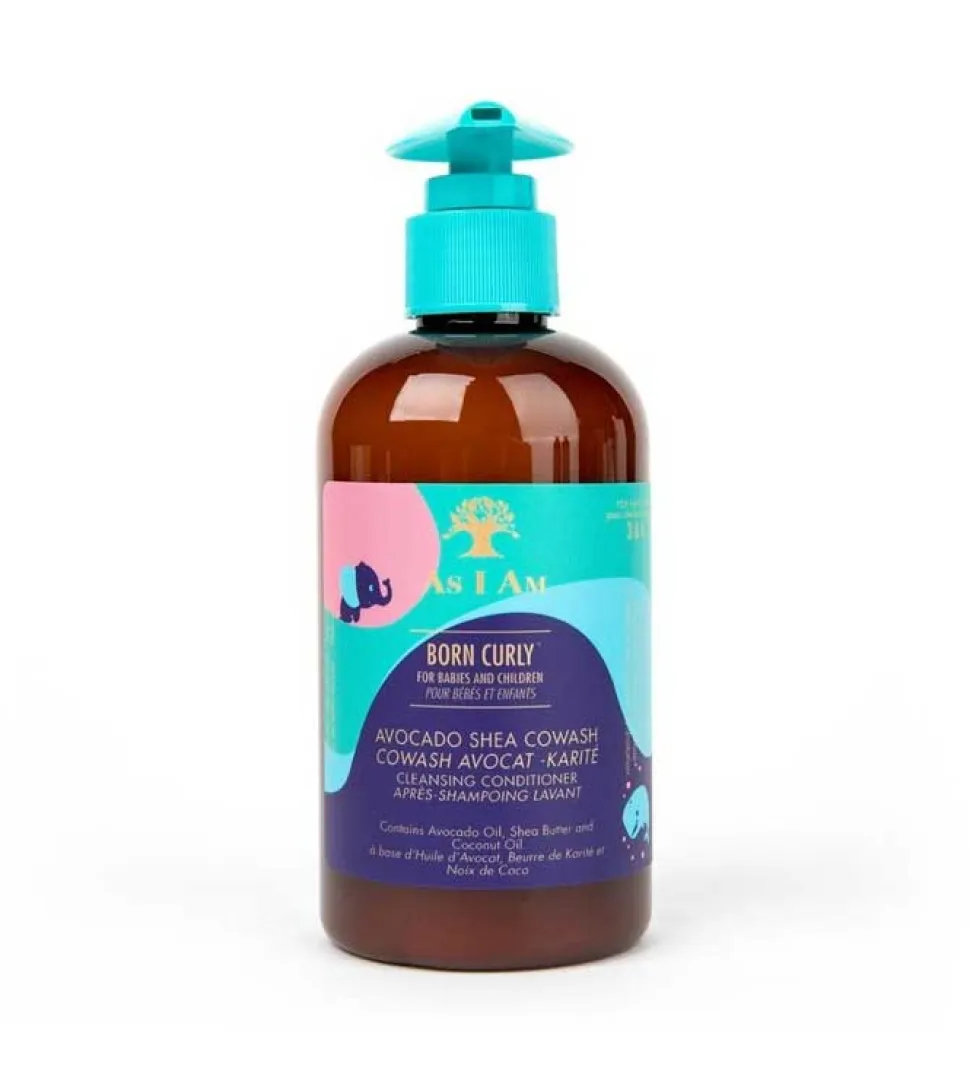 Acondicionador Cowash para bebés y niños Born Curly - Aguacate y karité