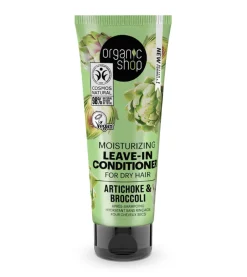 Acondicionador hidratante sin aclarado para cabello seco - Alcachofa y Brócoli