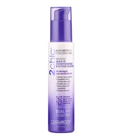 Acondicionador reparador sin aclarado 2Chic - Mora y leche de coco