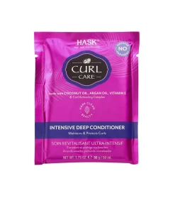 Acondicionador revitalizante profundo de rizos Curl Care - Aceite de coco, aceite de argán y vitamina E