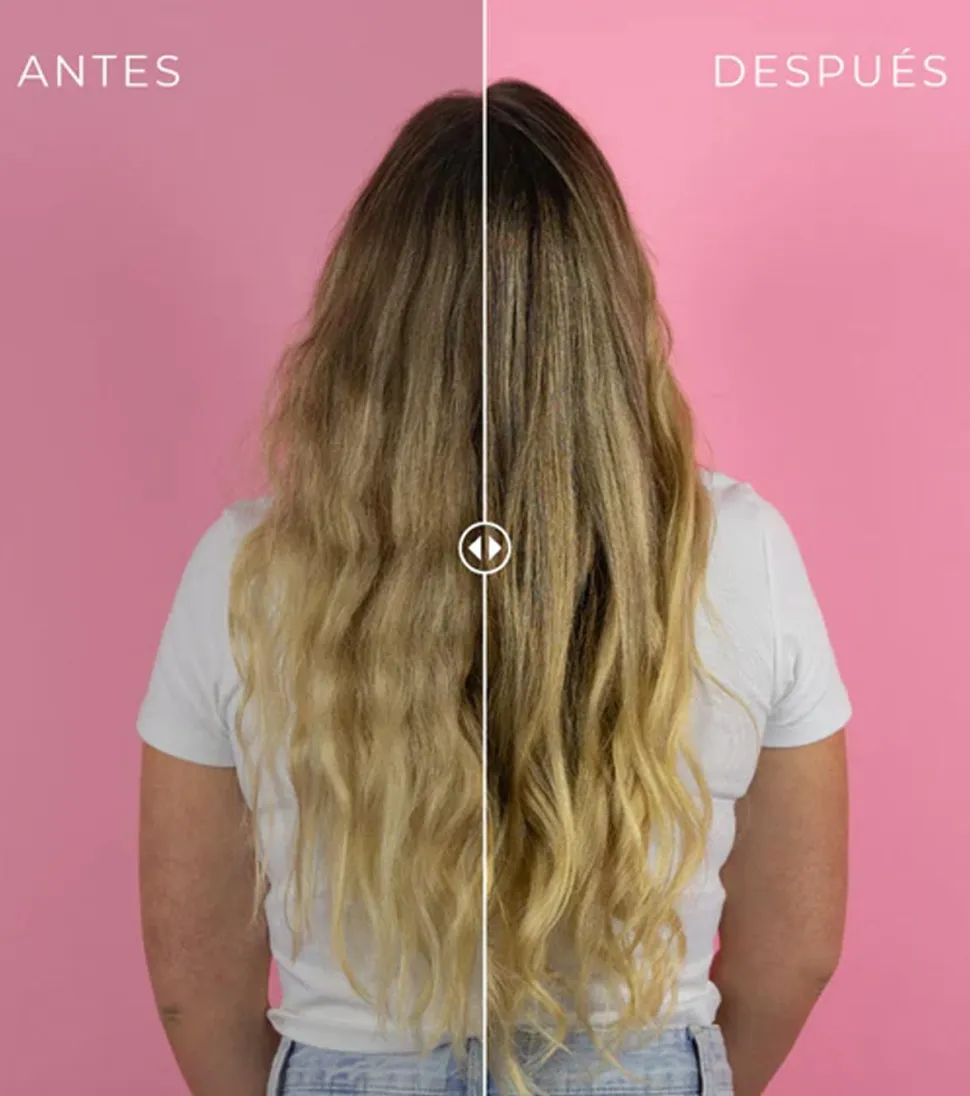 Acondicionador sin aclarado desenredante y protector térmico - Todo tipo de cabello