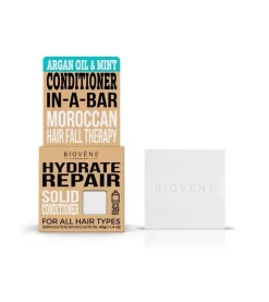 Acondicionador sólido hidrata y repara - Argan Oil & Mint