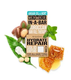 Acondicionador sólido hidrata y repara - Argan Oil & Mint