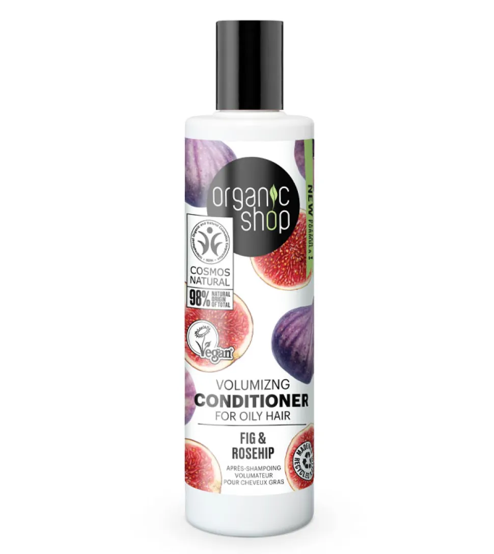 Acondicionador voluminizador para cabello graso - Higo y Escaramujo