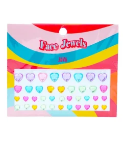 Adhesivos para rostro Face Jewels - Corazón