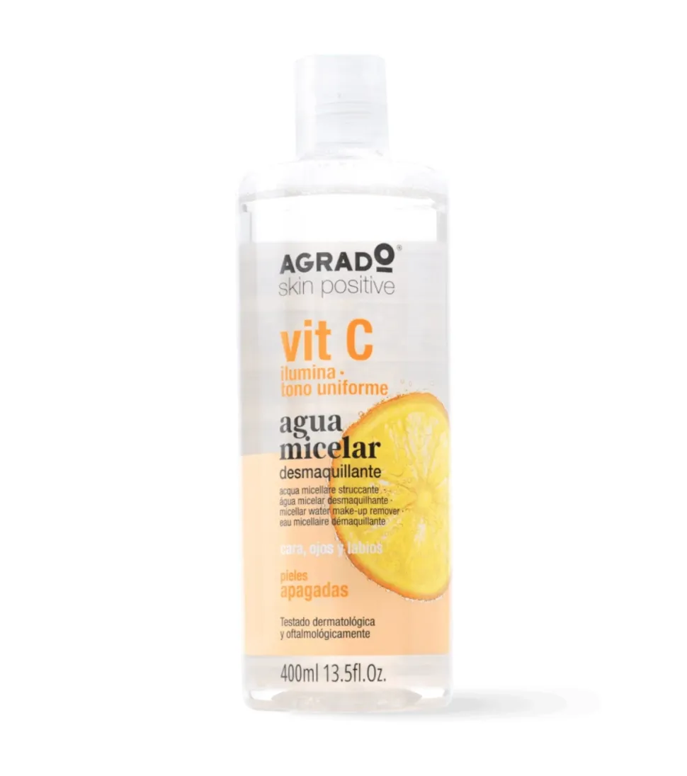 Agua micelar desmaquillante vit C - Pieles apagadas