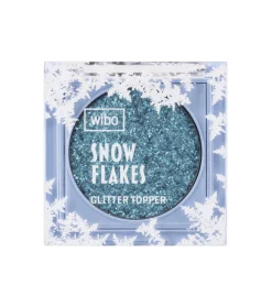 *All Ice On Me* - Topper sombra de ojos con glitter Snow Flakes - 01: Arctic Sky