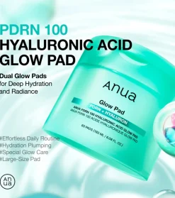Almohadillas PDRN 100 Hyaluronic Acid Glow formato pads