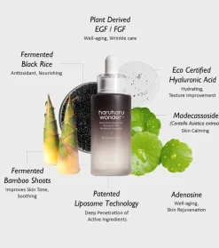 Ampolla facial Black Rice Hyaluronic Botanical 2GF