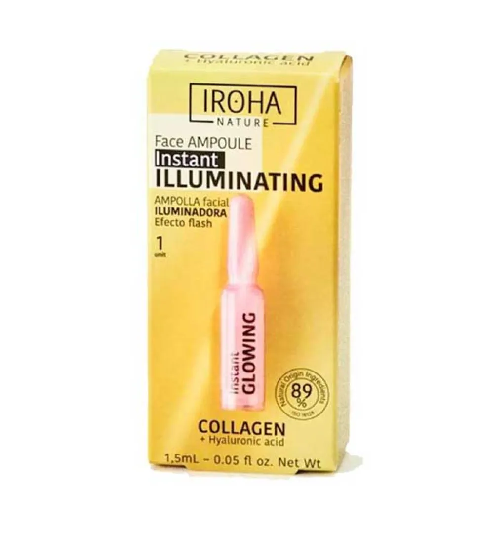 Ampolla flash Iluminadora con colágeno y ácido hialurónico