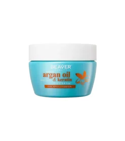 *Argan Oil & Keratin* - Mascarilla reparadora - Cabellos dañados
