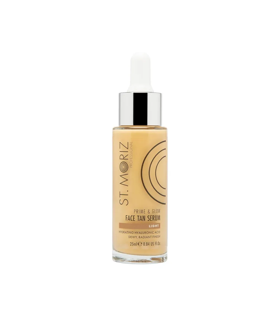 Autobronceador facial en sérum Prime & Glow - Light