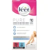 Bandas de cera depilatoria Piernas y Cuerpo Pure - Pieles sensibles (40u)
