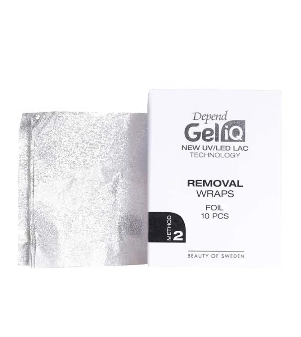 Bandas para quitaesmaltes Gel iQ Removal Wraps Folie Method 2