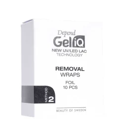 Bandas para quitaesmaltes Gel iQ Removal Wraps Folie Method 2