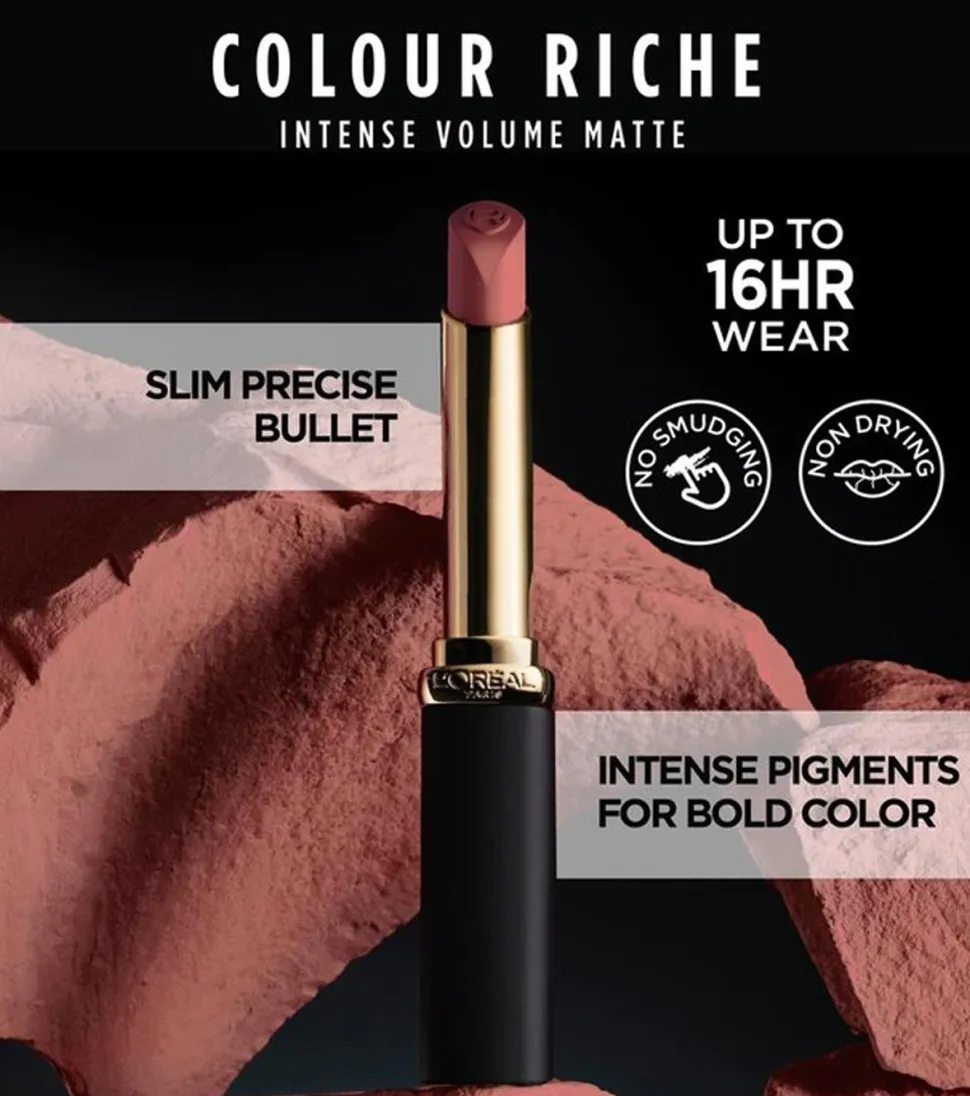 Barra de labios Colour Riche Intense Volume Mate - 520: Le Nude Defiant