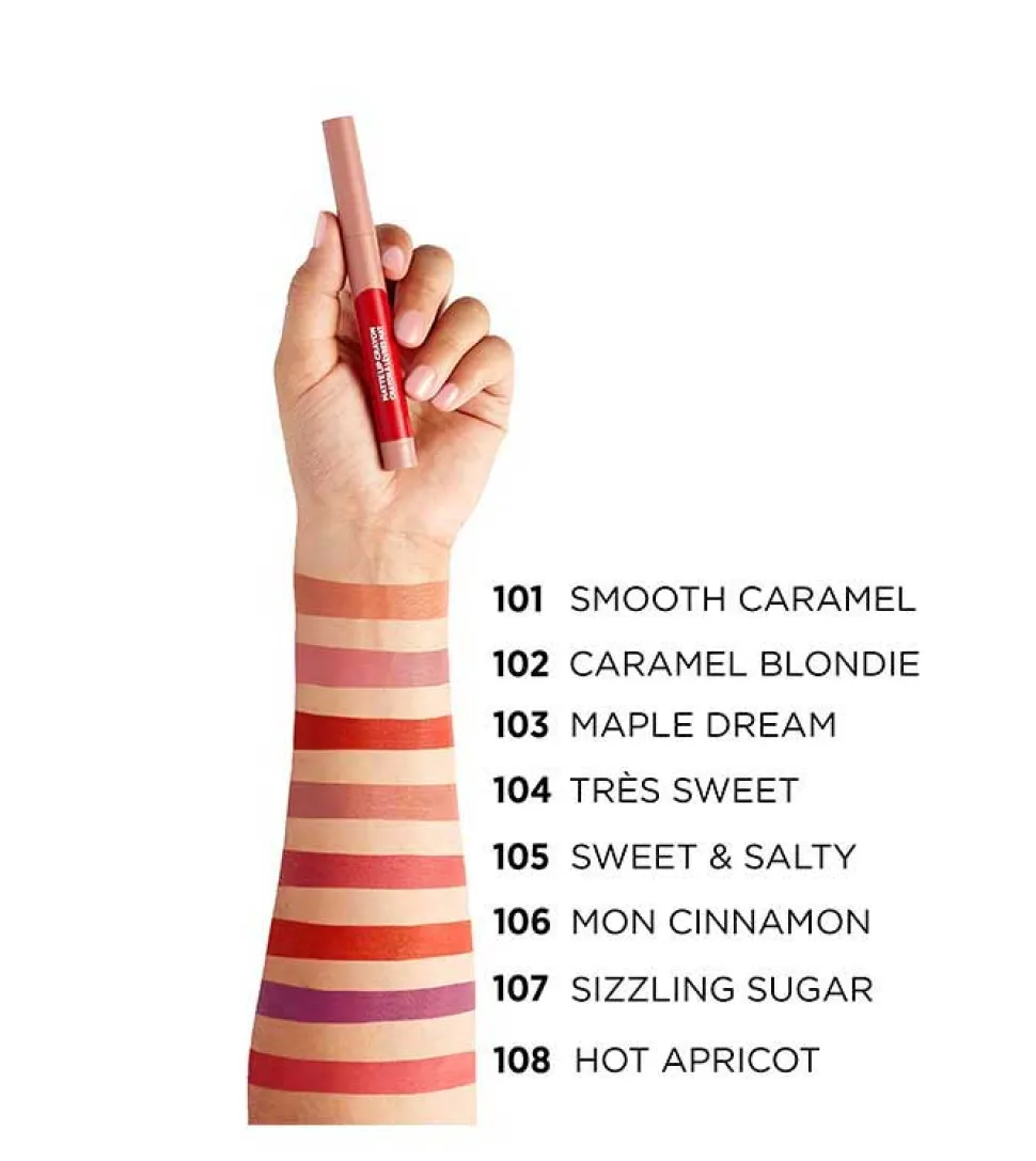 Barra de labios Matte Crayon - 110: Caramel Rebel