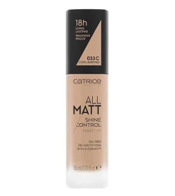 Base de maquillaje All Matt Shine Control - 033C: Cool Almond