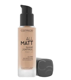 Base de maquillaje All Matt Shine Control - 033C: Cool Almond