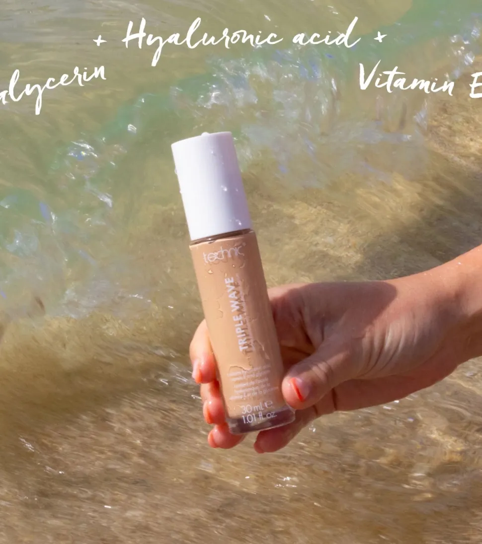Base de maquillaje en sérum Triple Wave - Beige