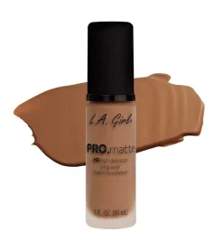 Base de Maquillaje Fluida PRO Matte - GLM681: Caramel