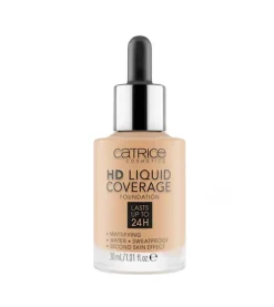 Base de maquillaje HD Liquid Coverage - 032: Nude Beige