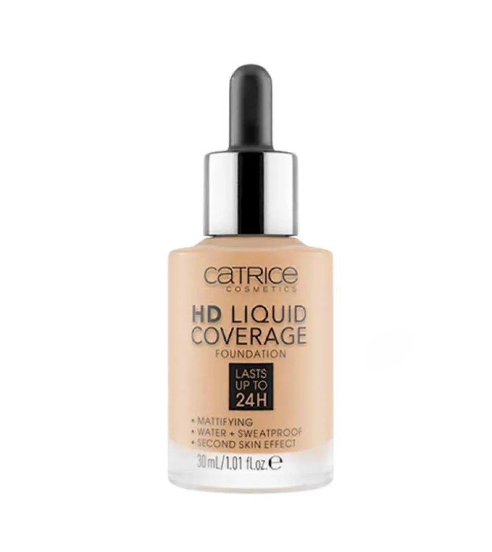 Base de maquillaje HD Liquid Coverage - 032: Nude Beige