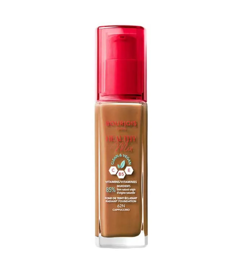 Base de maquillaje Healthy Mix Clean Foundation - 62N: Cappuccino