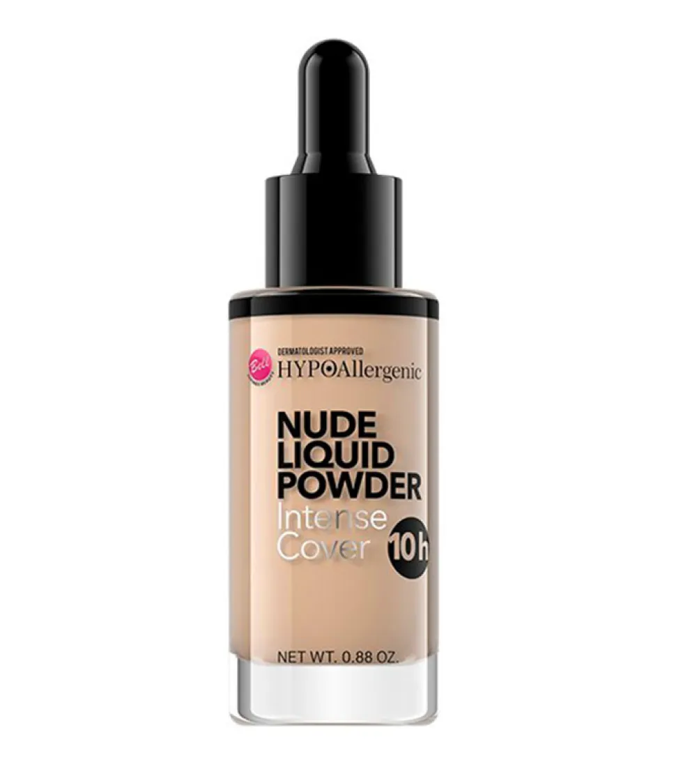 Base de Maquillaje Hipoalergénica Nude Liquid Powder - 04: Golden Beige