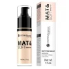 Base de Maquillaje Matificante Hipoalergénica Mat & Soft - 01: Light Beige