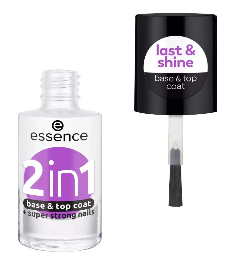 Base de uñas y top coat 2 en 1