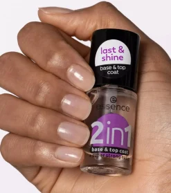 Base de uñas y top coat 2 en 1