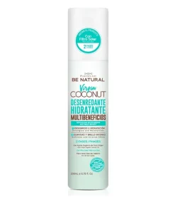 Be natural - Tratamiento desenredante hidratante Virgin Coconut - Para todo tipo de cabello
