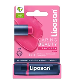 Bálsamo con color para labios y mejillas Caring Beauty - Pink