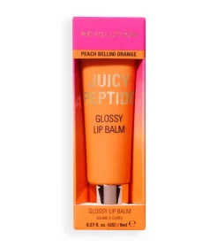 Bálsamo labial con brillo Juicy Peptide - Peach Bellini Orange